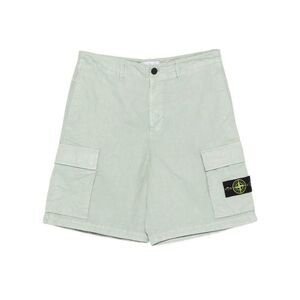 Stone Island Men Nylon Panama Loose Fit Cargo Bermudas